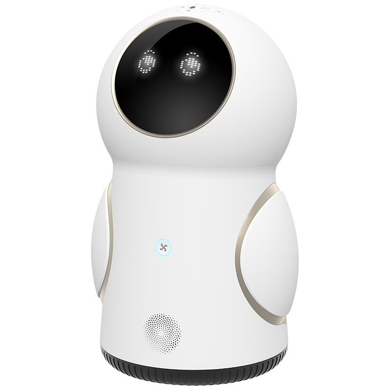 科大讯飞健康机器人 阿尔法蛋H智能学习机器人早教学习对话陪伴空气净化机器人-灰色