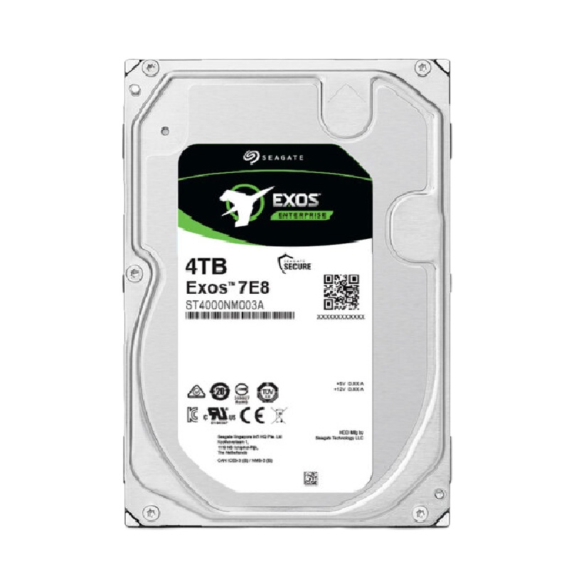 希捷 4TB 256MB 7200RPM 企业级硬盘SAS接口 希捷银河Exos 7E8系列(ST4000NM003A)