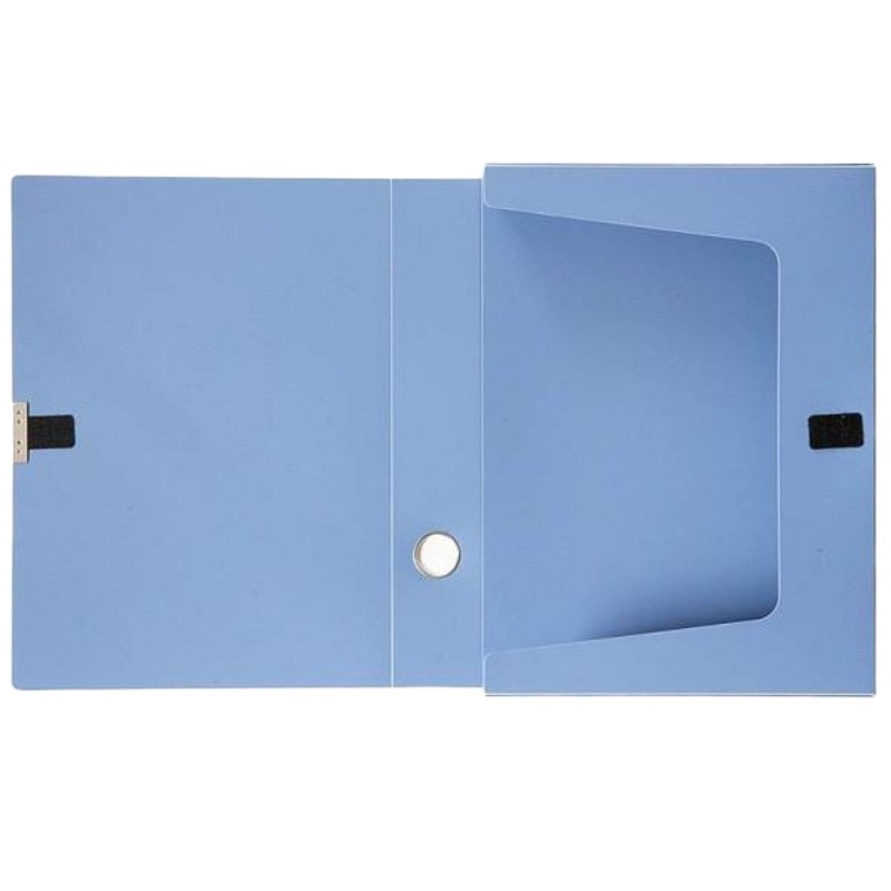 得力5603档案盒资料盒 财务凭证 55mm文件夹一只装