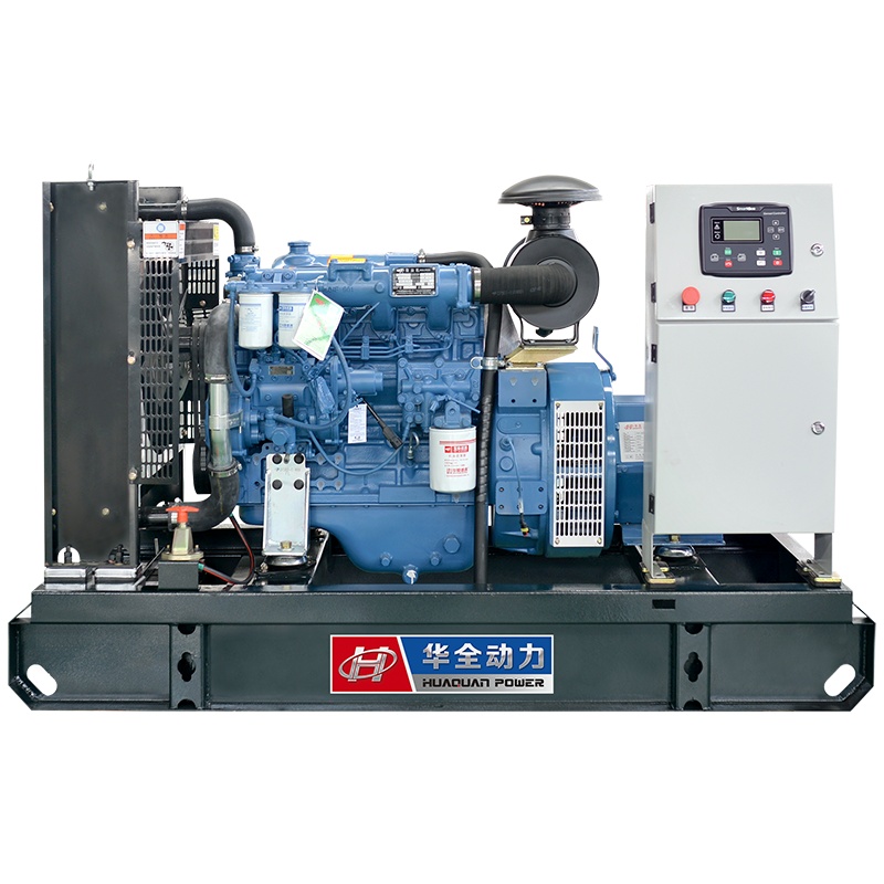 华全玉柴发电机 30kw千瓦交流式工厂直销双电源自动化控制无刷水冷柴油发电机