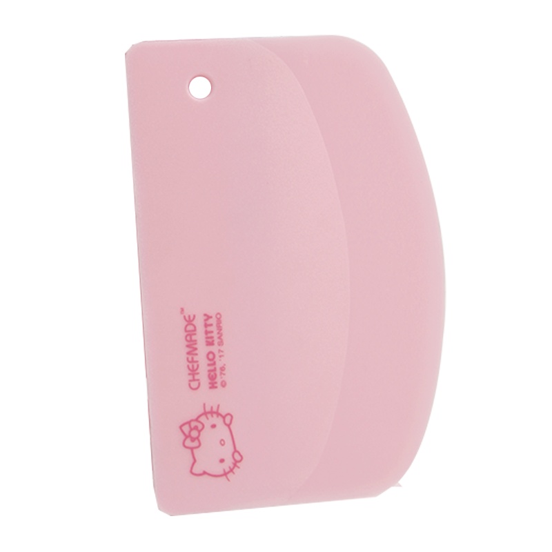 学厨 HELLO KITTY正版授权 凯蒂图案拱形刮板 刮刀 塑料吐司馒头面团切刀 家用烘焙工具 不伤模具 KT7005