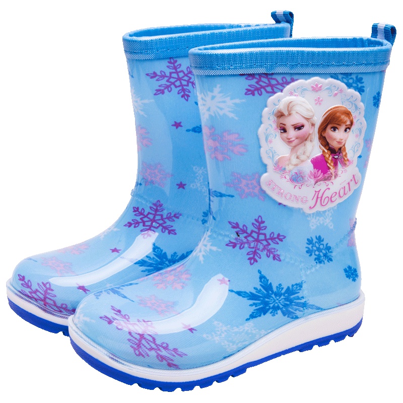 迪士尼儿童雨鞋防雨防水卡通雨靴冰雪奇缘