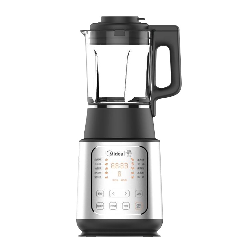 美的(Midea)破壁机智能大马力电机双重涡轮低音风道弧面1500W大火豆浆榨汁婴儿辅食破壁料理机MJ-BL1543A