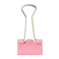 晨光 ABS92742文具 19mm长尾票据夹 办公夹子燕尾夹蝴蝶夹凤尾夹 40个/筒 筒装彩色