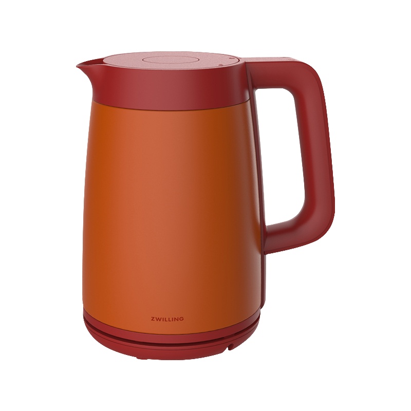 双立人ZWILLING NOW电热水壶家用烧水壶石榴色便携式保温控温一体