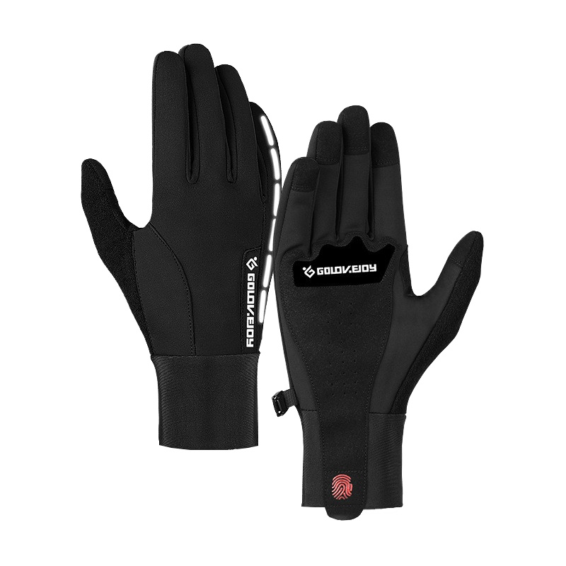 骑行手套冬季 男女士加绒加厚保暖防风防水触屏户外运动滑雪防滑
