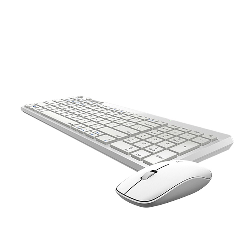 [苏宁自营]雷柏(Rapoo) 8050T 无线蓝牙键鼠套装(计价单位:个)白色