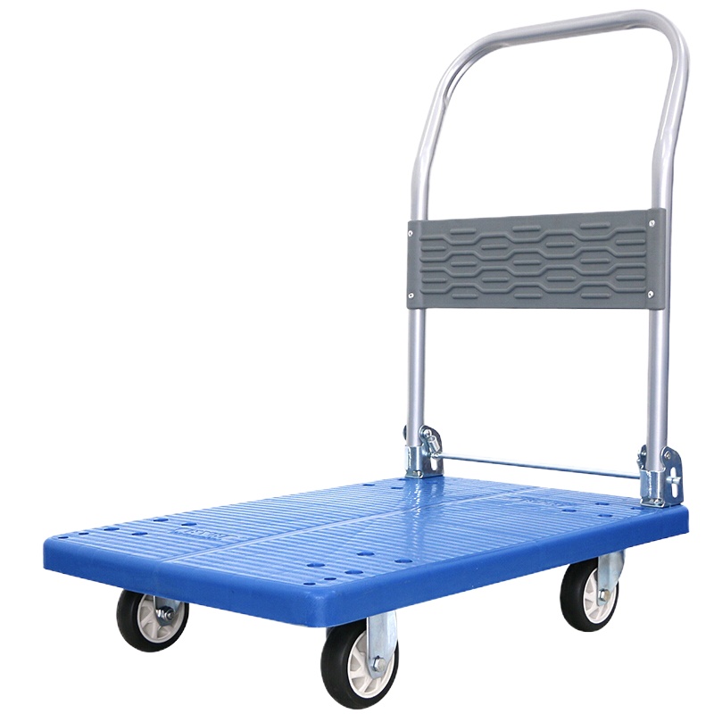 齐心(COMIX)叠加厚出口高端搬运手推车300斤拖车72*48