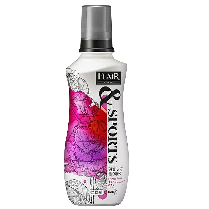 花王(KAO) 运动后用强除臭衣物柔顺剂 风情玫瑰香(本体)540ml