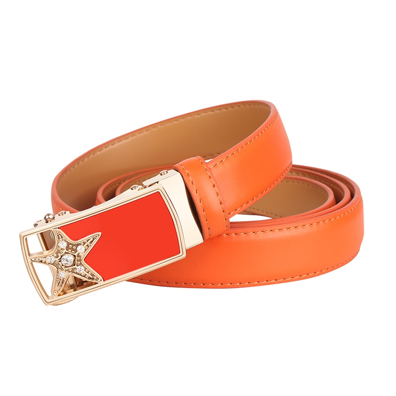 女士真皮皮带自动扣腰带时尚装饰女腰带PD190807C