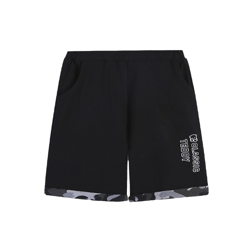 精典泰迪儿童短裤2021夏季新款男童宽松洋气休闲运动裤