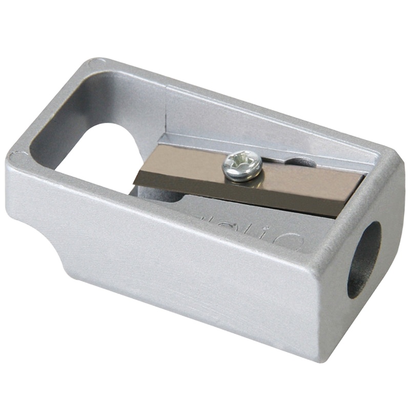 得力0596卷笔刀(银色)5只装