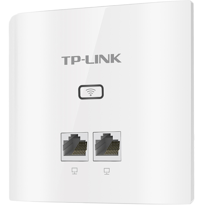 TP-LINK 450M无线86型面板式AP 千兆端口 POE供电 AC管理 TL-AP456GI-PoE 薄款(方)