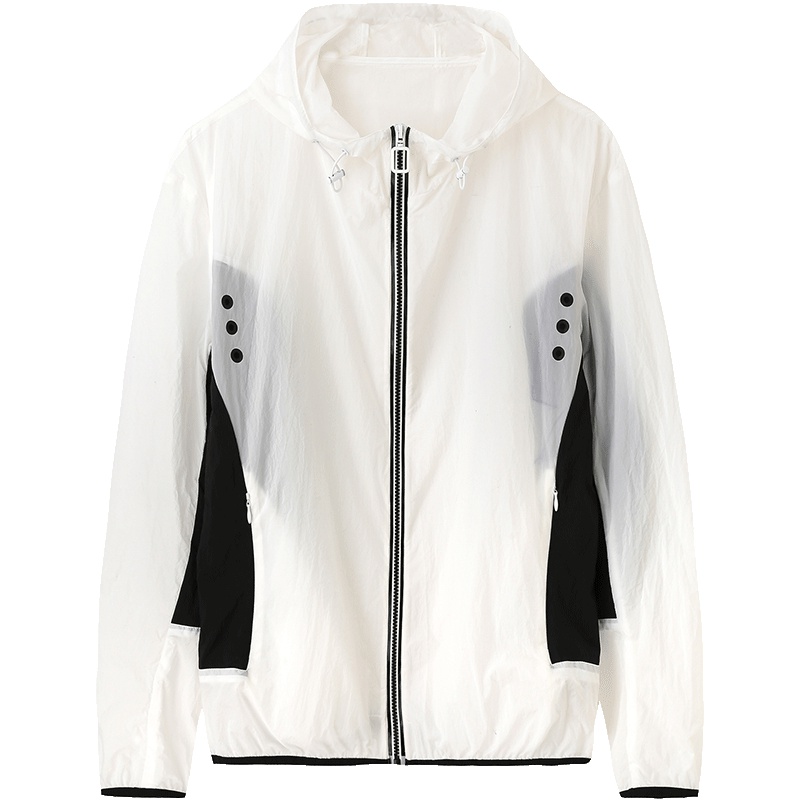 马克华菲男装外套男夏季新款夹克男时尚拼色轻薄外套上衣