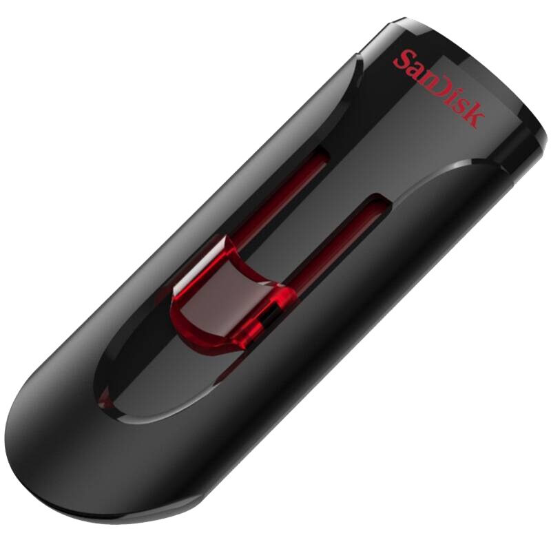 [免邮]闪迪(SanDisk) 酷悠(CZ600) 优盘 32GB USB3.0 黑色U盘 上海金童