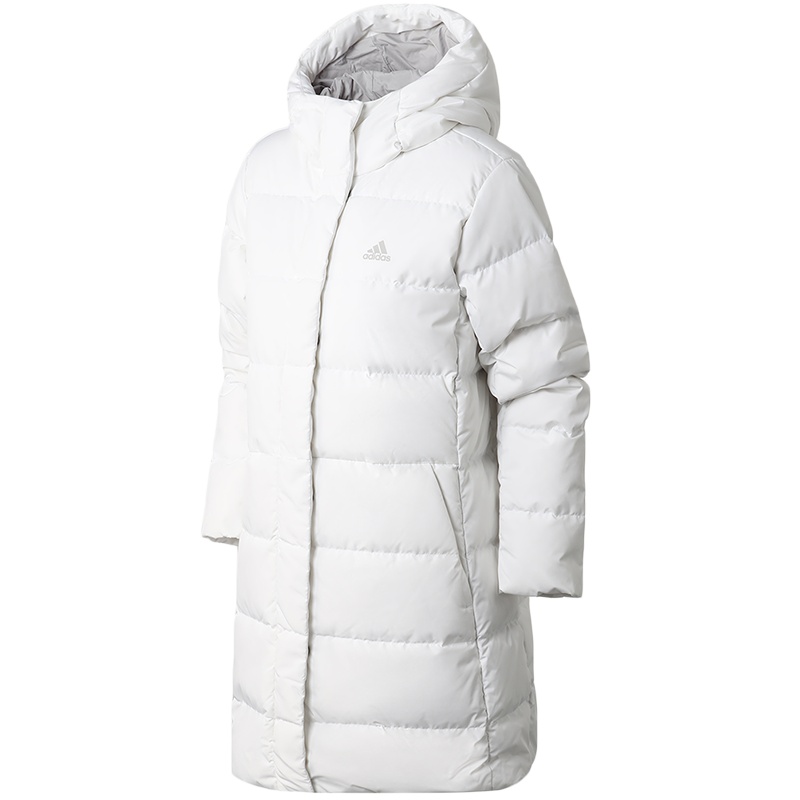 阿迪达斯女服羽绒服外套连帽保暖户外休闲运动服GE9992
