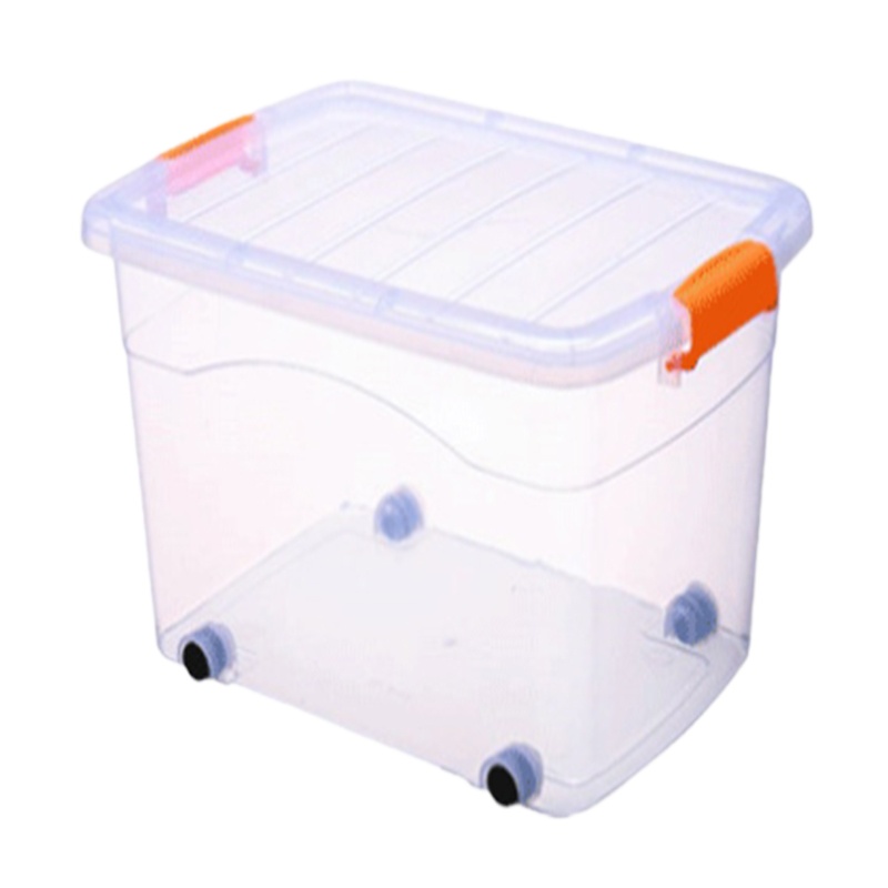 收纳箱 塑料 透明大号加厚衣服储物箱子手提玩具整理箱衣物收纳盒