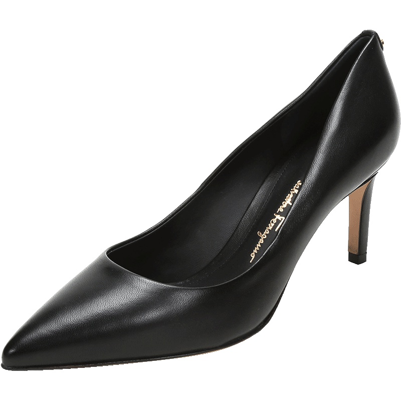 Salvatore Ferragamo 菲拉格慕 女士牛皮尖头高跟鞋 0703208