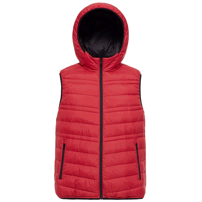 波司登轻薄羽绒马甲短款连帽时尚帅气男羽绒服夹克背心b80131003