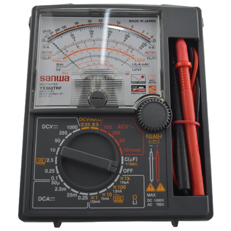 三和(SANWA)YX360 TRF指针式万用表 便携耐用 精准可靠