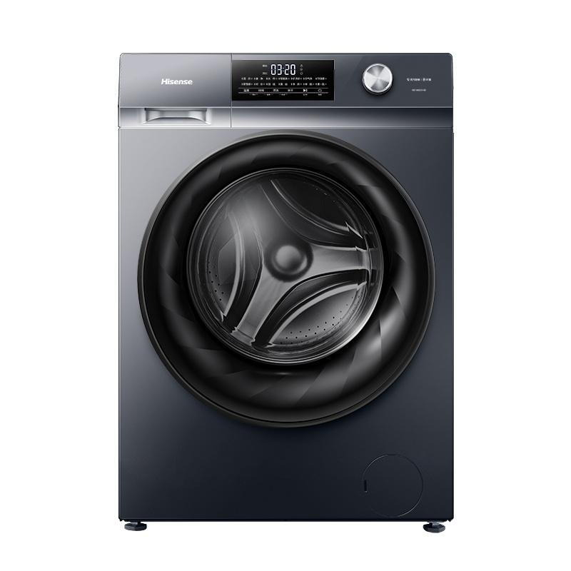 海信(Hisense)滚筒洗衣机全自动10公斤洗烘一体 DD直驱变频 超薄嵌入 蒸汽除螨HD100DG14D