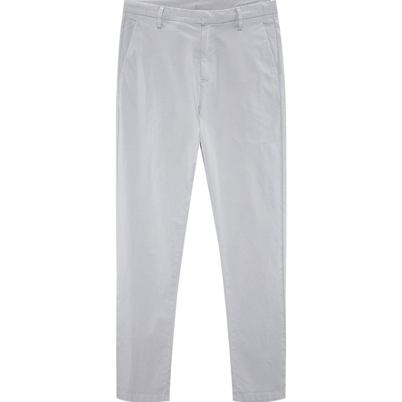 黑鲸舒适中腰休闲裤2019夏季男装暗纹九分裤男CKCAJ28083A