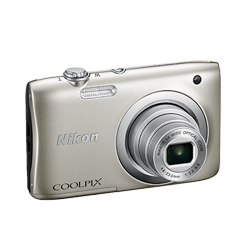 Nikon/尼康 COOLPIX A100 轻便型数码相机 家用便携 银色