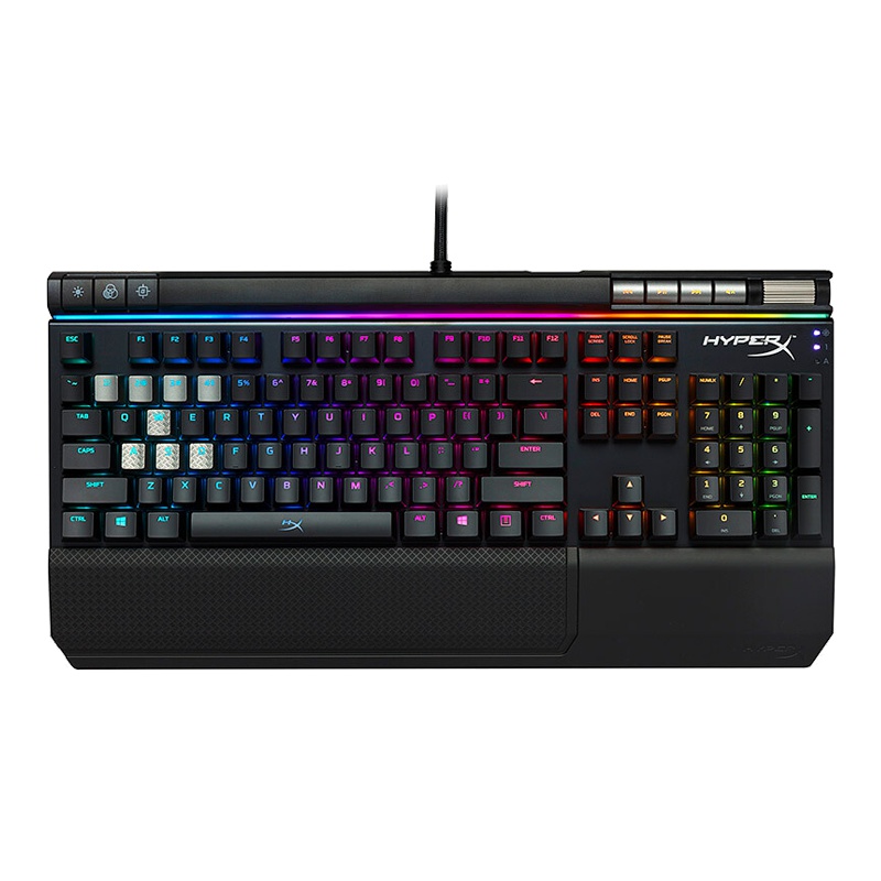 金士顿(HX-KB2RD2-US/R1)HyperX Alloy Elite阿洛伊精英版RGB红轴机械键盘