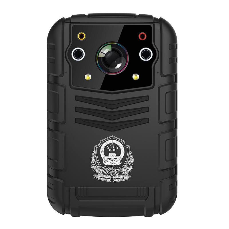 爱国者(aigo)执法记录仪DSJ-R1高清红外夜视1080P便携加密激光定位录音录像拍照对讲黑色128G