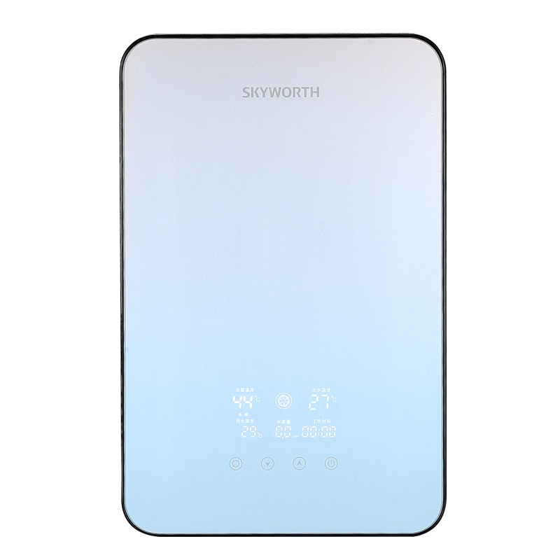 创维(Skyworth)智能即热式电热水器小型家用卫生间速热免储水恒触8500W大功率液晶显示D803幻彩色(提供安装)