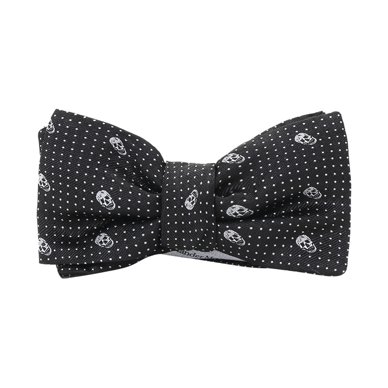 ALEXANDER MCQUEEN 亚历山大·麦昆 男士 桑蚕丝领结257306 4Q053