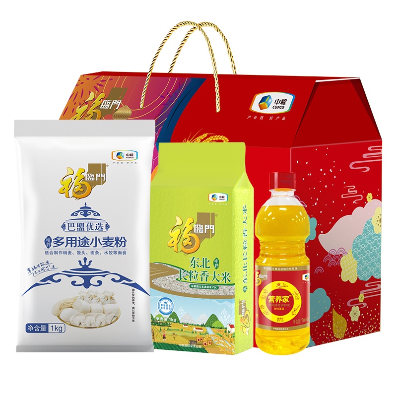 中粮福临门悦享伴手礼礼盒 D型(2000g+700ml)
