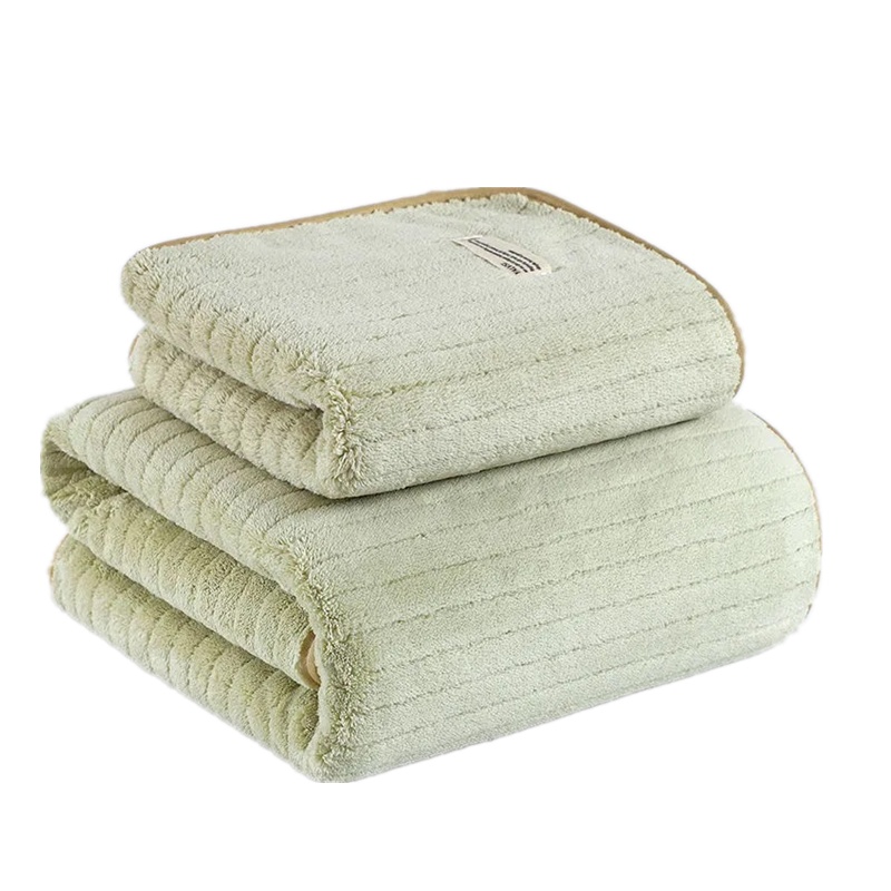 猫人慢时光套巾柔软吸水洗脸巾成人家用加厚面巾