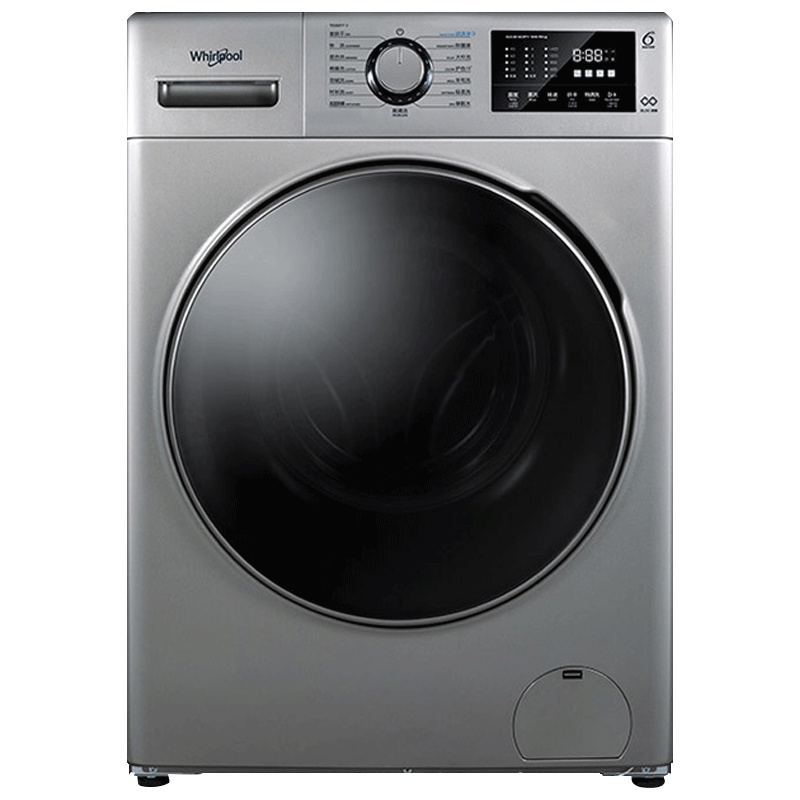 惠而浦(Whirlpool)EWDC406220RS全自动 变频洗烘一体 滚筒洗衣机10kg家用大容量除菌螨(星空银)