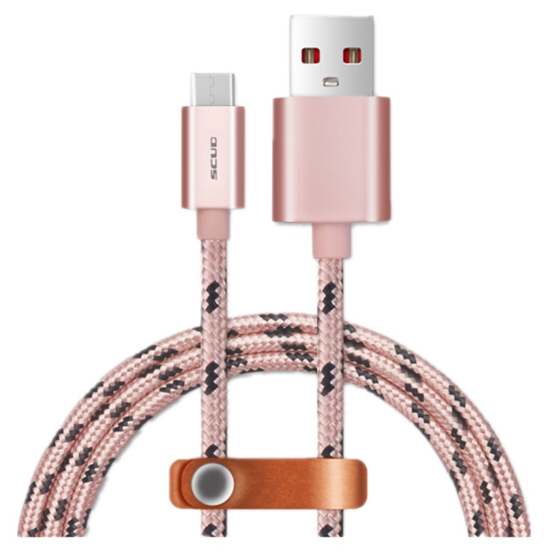 飞毛腿 Gi06 适用于苹果Apple iphone5/5S/6/plus/iPad 数据线 1米 玫瑰金色