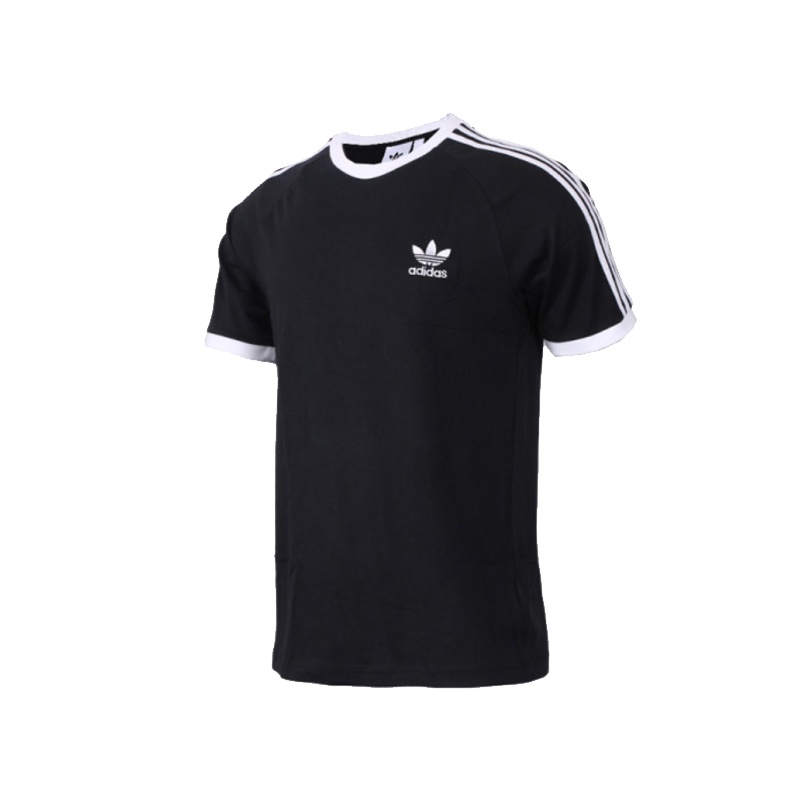 adidas阿迪达斯三叶男子短袖休闲运动T恤CW1202