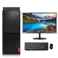 联想(Lenovo)启天M420 商用家用企业办公台式电脑整机 i3-9100 8G 1TB+128G 无光驱 集显 Win10专业版 21.5英寸