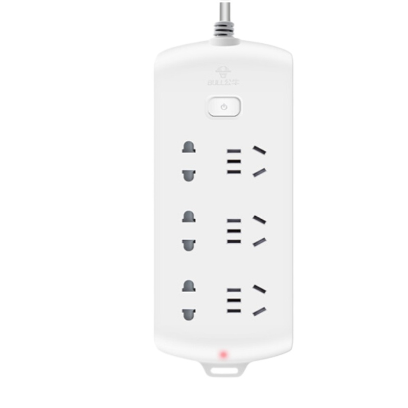 公牛插座插线板六孔GN-B70603米