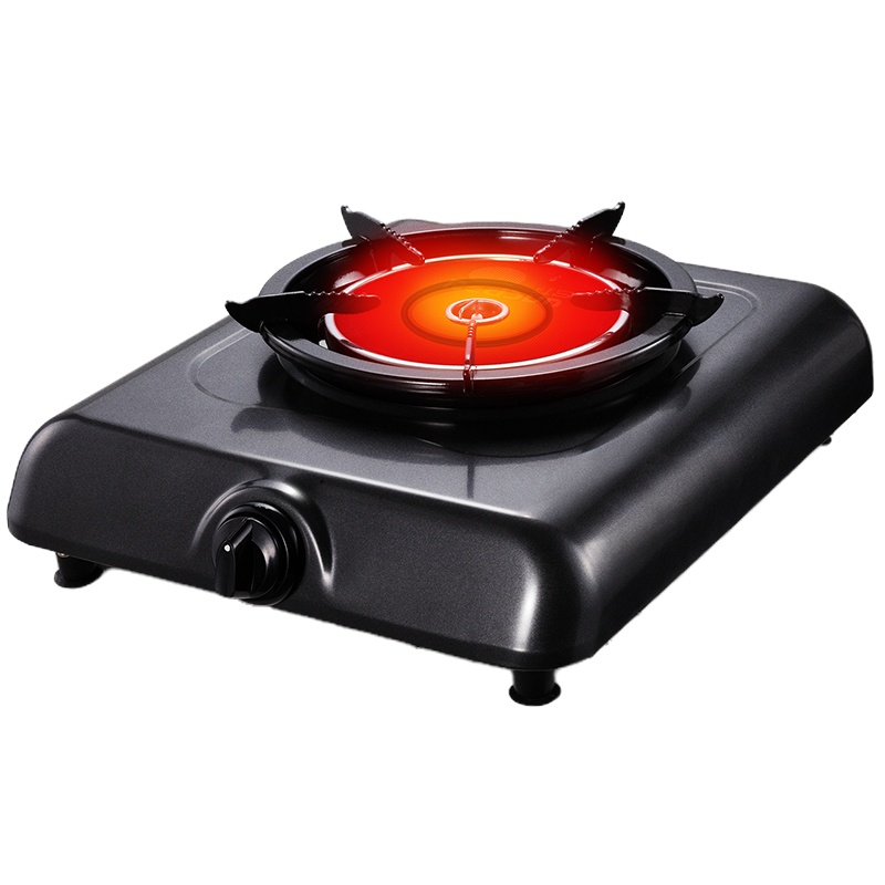 红日(RedSun)红外线燃气灶 煤气灶单灶 猛火灶天然气灶液化气灶 台式灶 煤气炉家用 E108D一级能效(液化气)