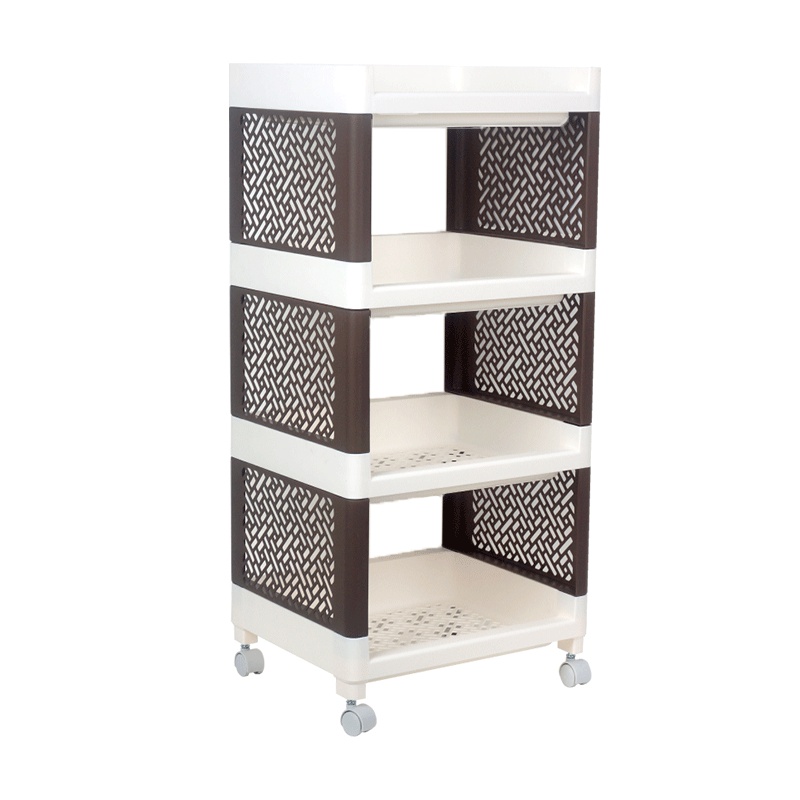 禧天龙citylong4层厨房浴室可移动置物架落地多层收纳架置物架卧室