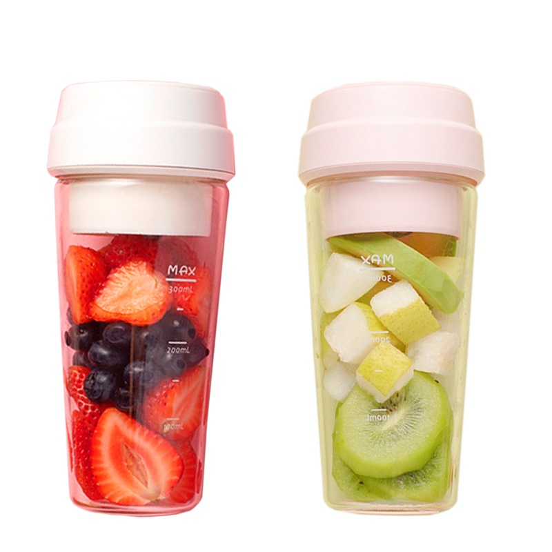 17PIN星果杯电动榨汁杯便携式榨汁机小型充电果汁迷你型男女车载杯家用 白色