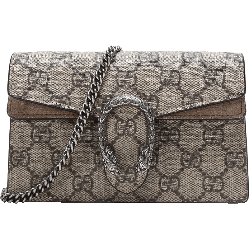 GUCCI 古驰 女士 人造帆布酒神包超迷你单肩斜挎包 476432 KHNRN