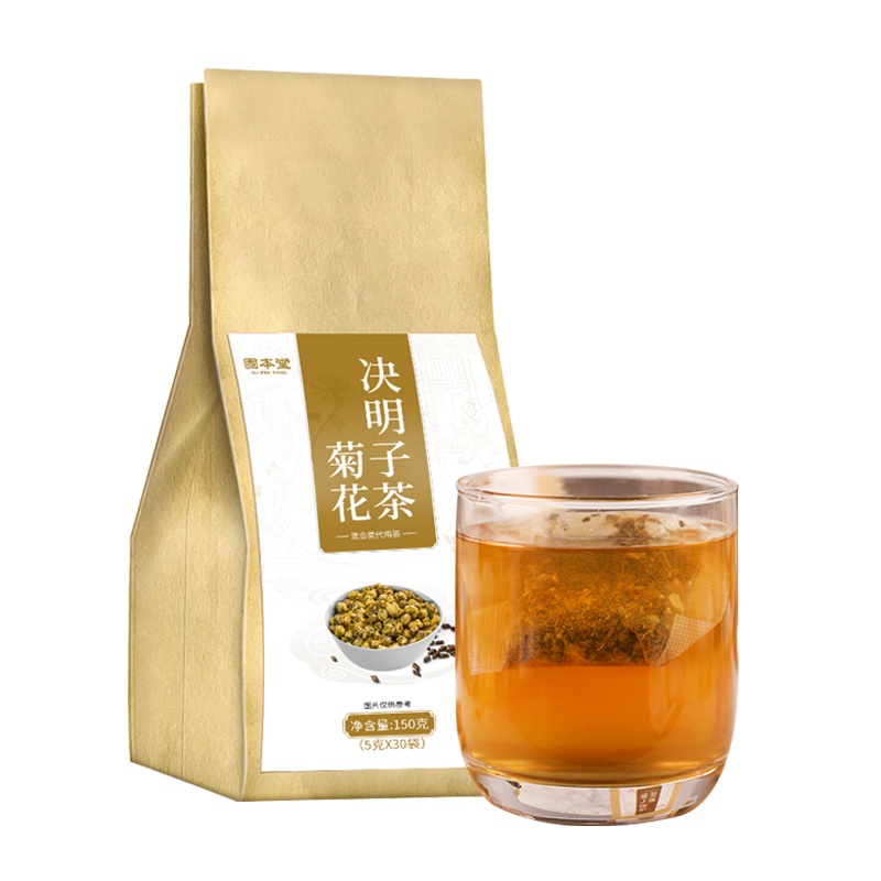 买一发三固本堂菊花决明子茶枸杞金银花牛蒡根桂花葛根鲜芦根组合花茶茶包代用茶 厂家直送