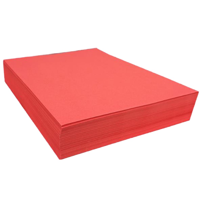 得力大红色打印纸A3 70g