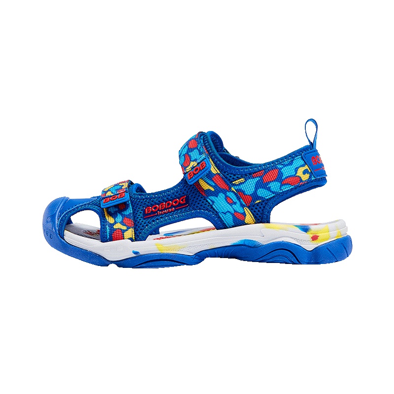 巴布豆家族童鞋儿童凉鞋2019夏新款男童女童学生包头沙滩鞋子