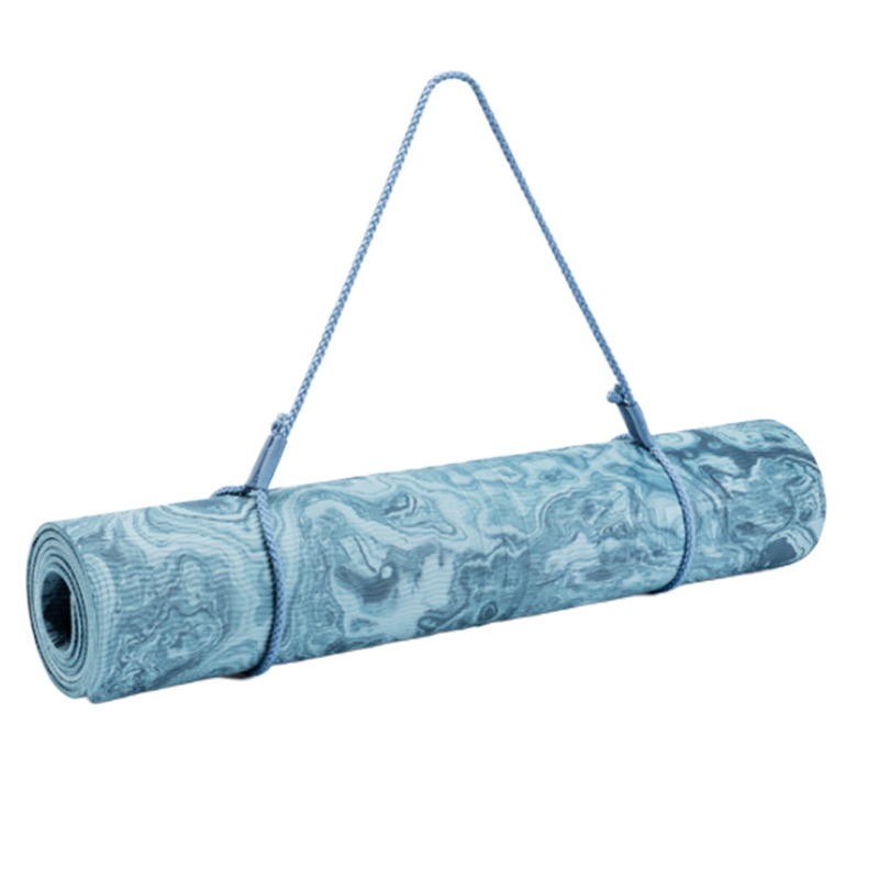 瑜伽垫TPE材质 迷彩原色防滑5mm厚 健身垫男女