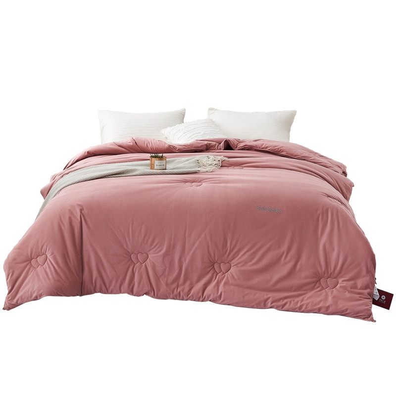 吉祥三宝家纺哚哆绒蓄热被A类面料仿鹅绒结构保暖絮片单人双人春秋加厚冬被宿舍被芯