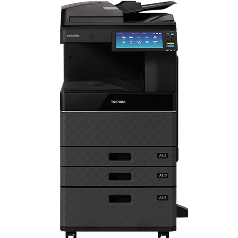 东芝(TOSHIBA)FC-2110AC多功能彩色数码复合机 含双面器+自动输稿器+双纸盒+大容量供纸器(落地纸盒)