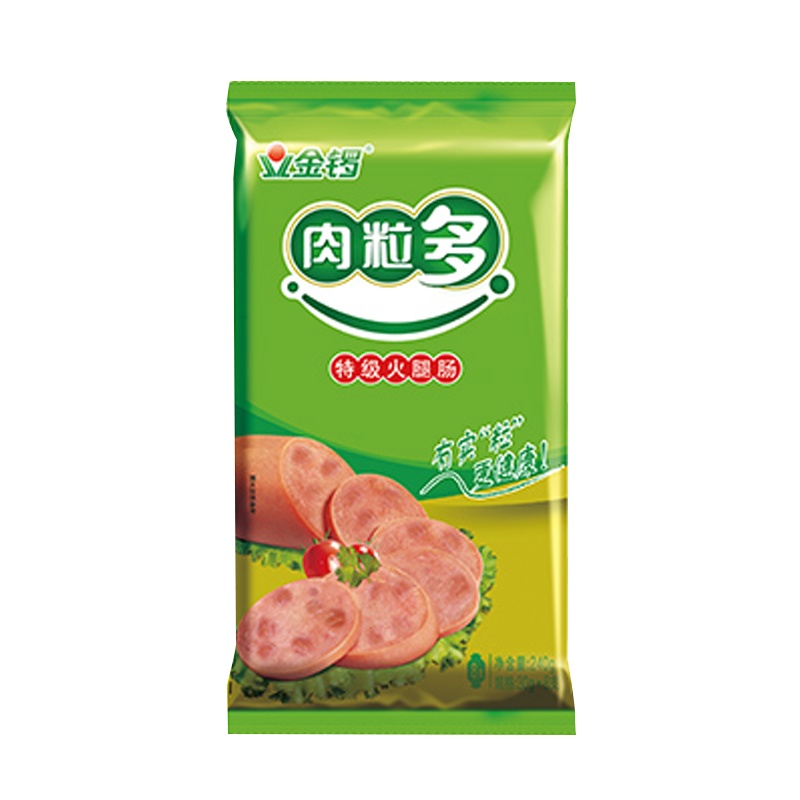 金锣 肉粒多特级火腿肠 240g (30g*8支) / 袋 5袋装 香肠 速食烤肠 早餐肠泡面伴侣(新老包装随机发出)