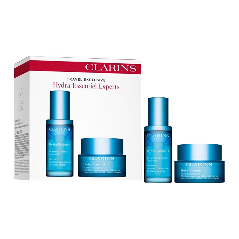 面部护肤套装 娇韵诗（CLARINS） 恒润奇肌不死鸟套装 保湿面霜50ml+保湿精华液30ml